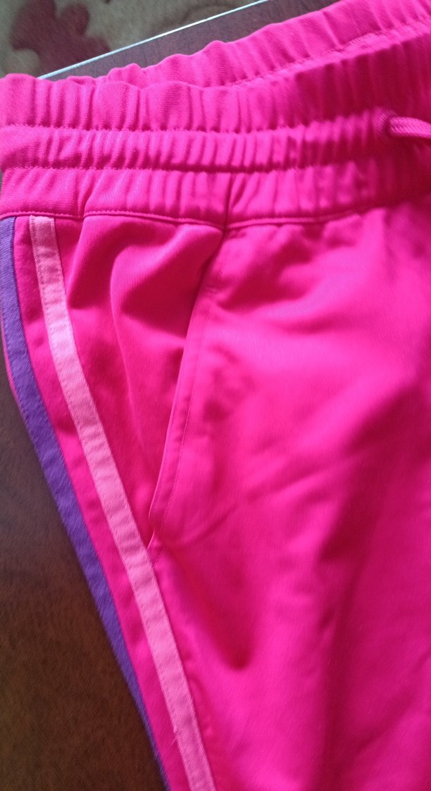 Fermuarlı Pembe Kadın Spor Eşofman Altı - Görsel 5