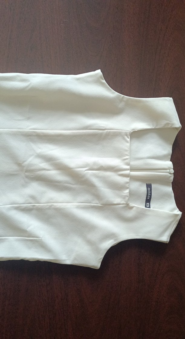 V Yaka Beyaz bayan Bluzu - Görsel 3