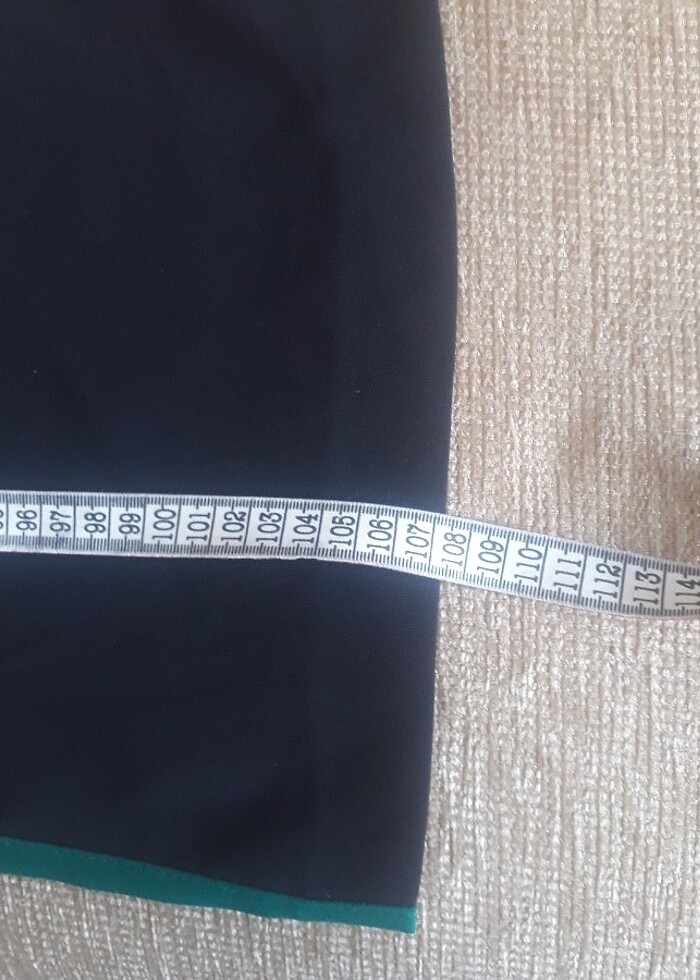 Siyah renk dökümlü kumaş bayan pantolon - Görsel 4