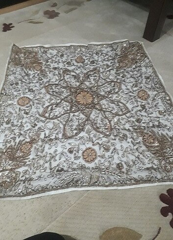 Boncuk işlemeli salon takımı - Görsel 6