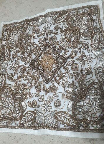 Boncuk işlemeli salon takımı - Görsel 7