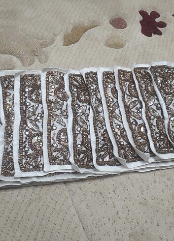Boncuk işlemeli salon takımı - Görsel 10