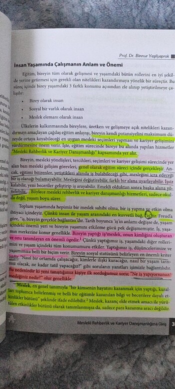 Beden Mesleki Rehberlik ve Kariyer Danışmanlığı