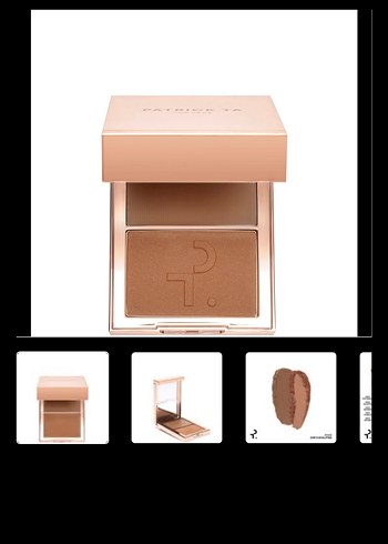 Patrick ta cream contour bronzer shes sculpted medium