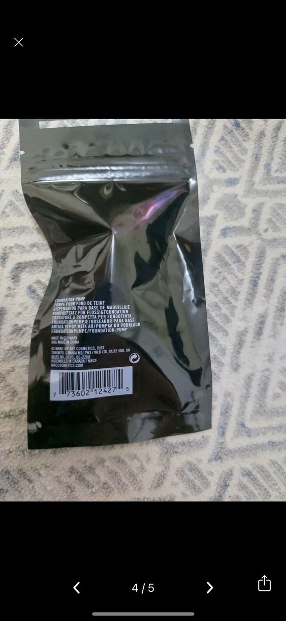 Mac Sıvı Fondöten İçin Kilitlenebilir Pompa - Görsel 3