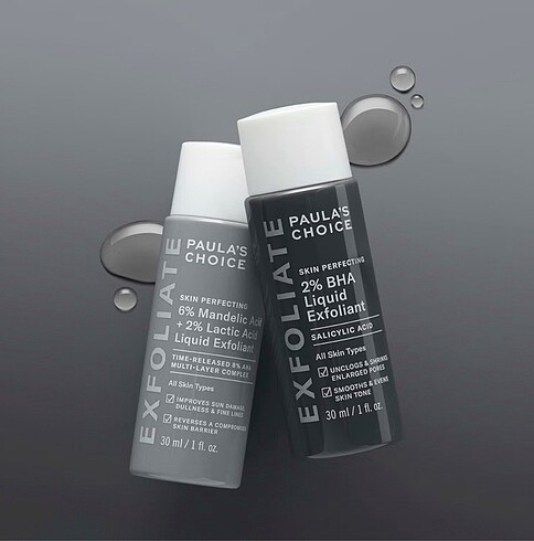 Sephora Paulas choice bha liquid ve mandelic acid lactic acid