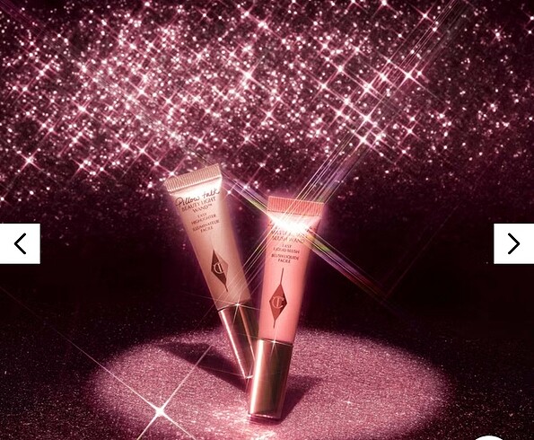 Beden Charlotte tilbury pillow talk iconic blush glow kit set