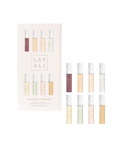 Kayali layering discovery sample set