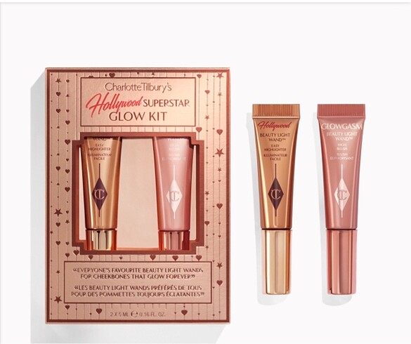 Charlotte tilbury superstar glow kit pinkgasm spotlight