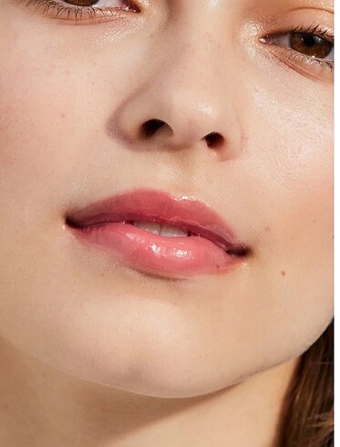 Beden pembe Renk Lanolips tinted lip balm rhubarb spf 30