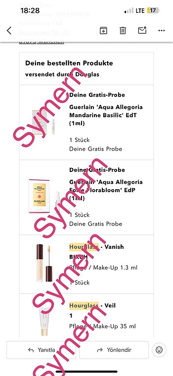  Beden Hourglass veil hydrating skin tint 1