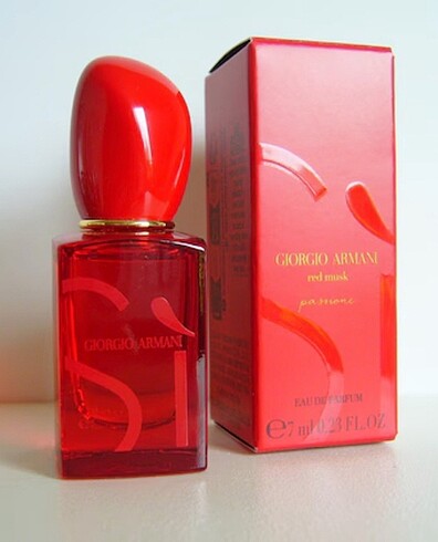 Beden Armani si passione red musk 7 ml minyatür