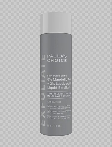 Paulas choice lactic mandelic acid tam boy