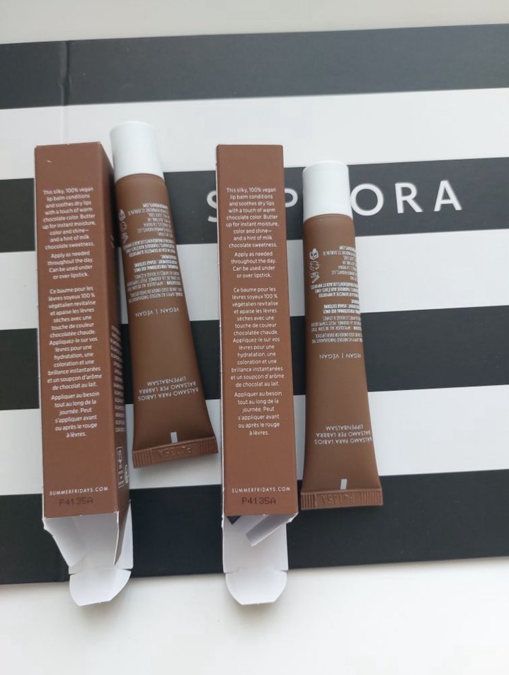 Summer Fridays Dudak Parlatıcısı lip butter balm hot cocoa - Görsel 3