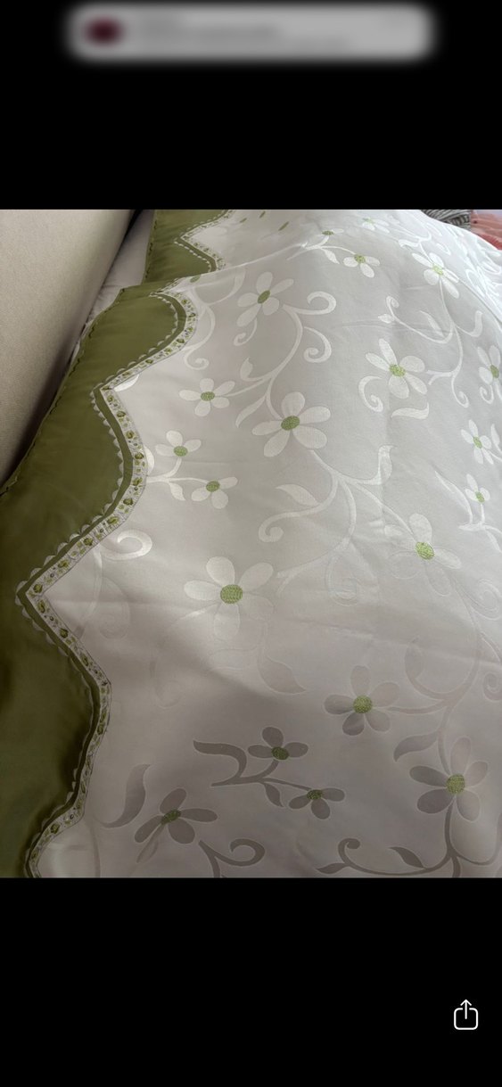 Nakışlı Beyaz Nevresim ve Çarşaf Seti - Görsel 5