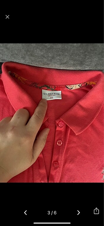U.S Polo Assn. Kısa kollu polo yaka orjinal tişört