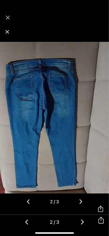 Diğer Yırtık tarz kot pantolon