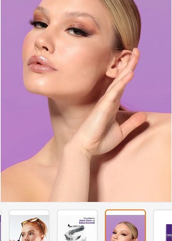 New Well Lift Me Up Hacim Maskarası 8 ml Mor - Görsel 3