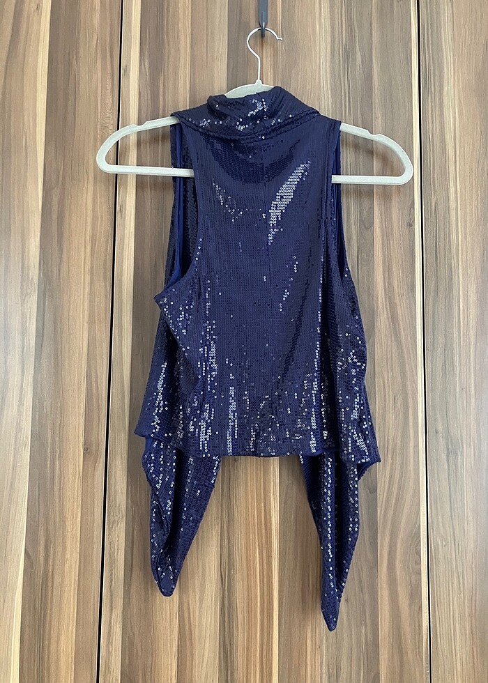 Abiye pullu yelek - Görsel 2