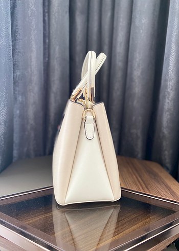 Zara Silver Polo bej çanta