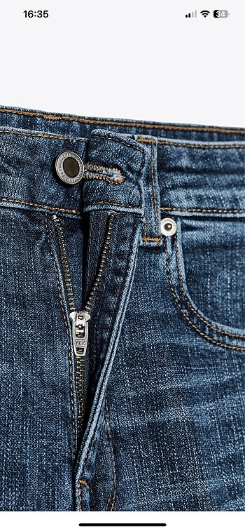40 Beden Zara orta bel jean