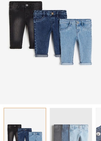 Erkek Çocuk Denim Pantolon Seti 3'lü Regular Fit
