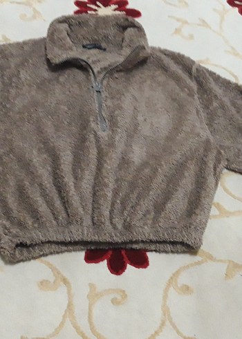 Koton Kahverengi Yumuşak Peluş Kadın