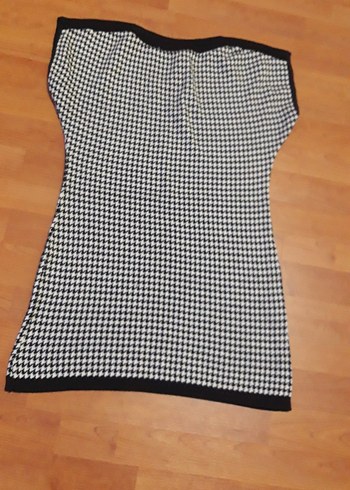 Gri Düğmeli Midi Triko Elbise - Görsel 3