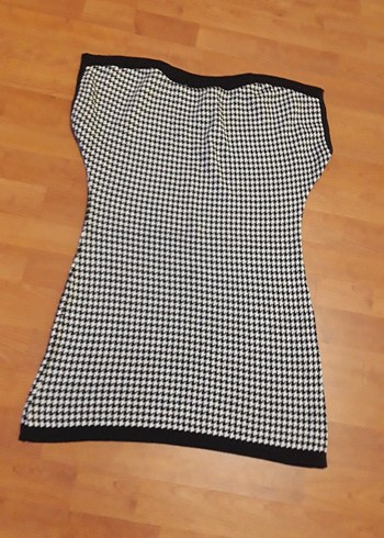 Gri Düğmeli Midi Triko Elbise - Görsel 2