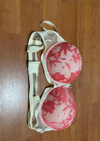 Nakışlı Kırmızı Vintage Bohem Sütyen - Görsel 2