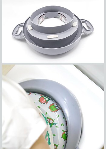 Babyjem Mega Klozet Adaptörü, Gri - Görsel 4