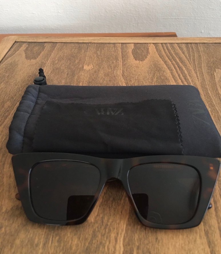 ZARA Kahverengi Cateye  Kadın Güneş Gözlüğü - Görsel 3