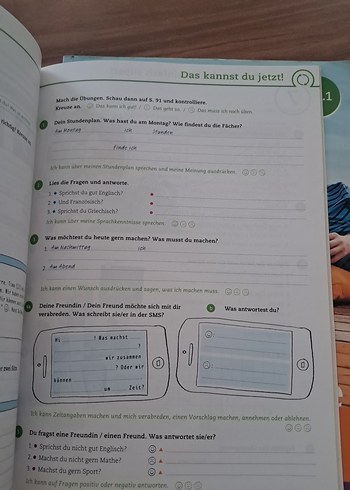 Beste Freunde A1.1 Almanca Çalışma Kitabı - Görsel 5