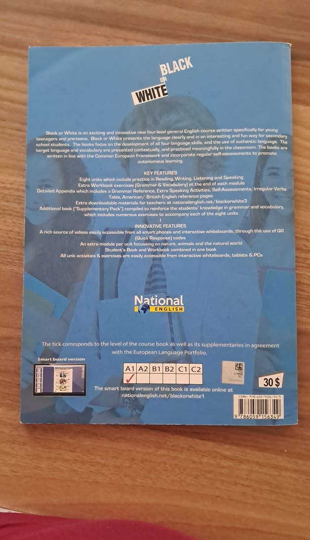 Black or White A1 Öğrenci Kitabı ve Çalışma Kitabı - Görsel 4