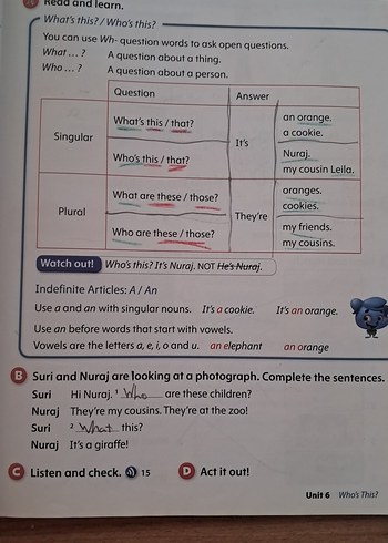 Oxford Discover Grammar 1 student book - Görsel 5