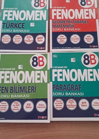Fenomen 8. Sınıf Soru Bankası Seti