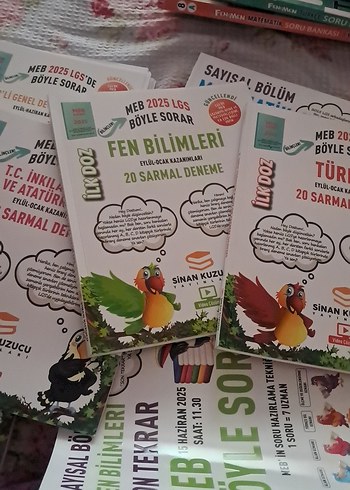 Sinan Kuzucu MEB 2025 LGS 20 Sarmal Deneme Kitapları