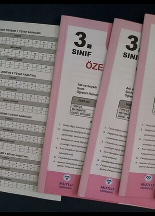 İlkokıl3 kitapları ve testleri