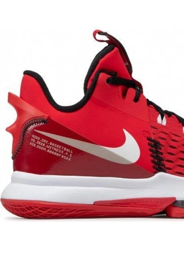 Nike Lebron kırmızı witness V basketbol ayakkabısı  - Görsel 2