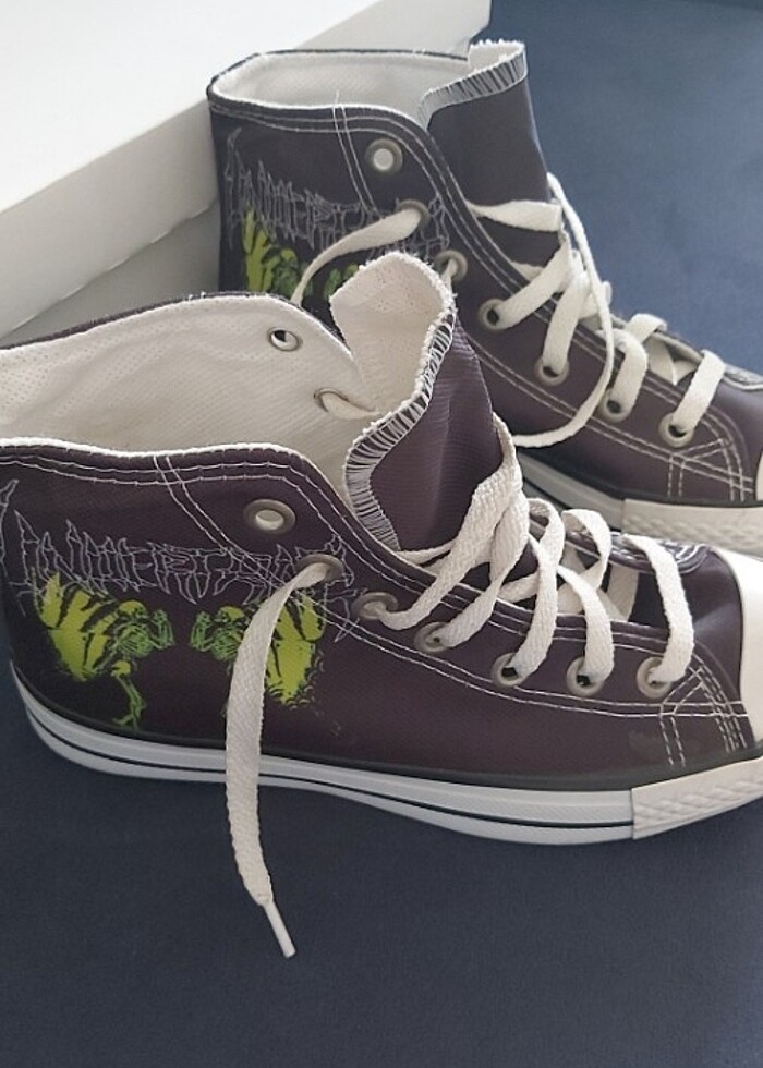 Köstebek Gothic Butterfly Baskili Kanvas - Görsel 3