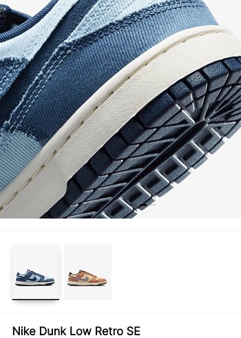 44 Beden mavi Renk Nike Dunk Low Retro SE Erkek Sneakers