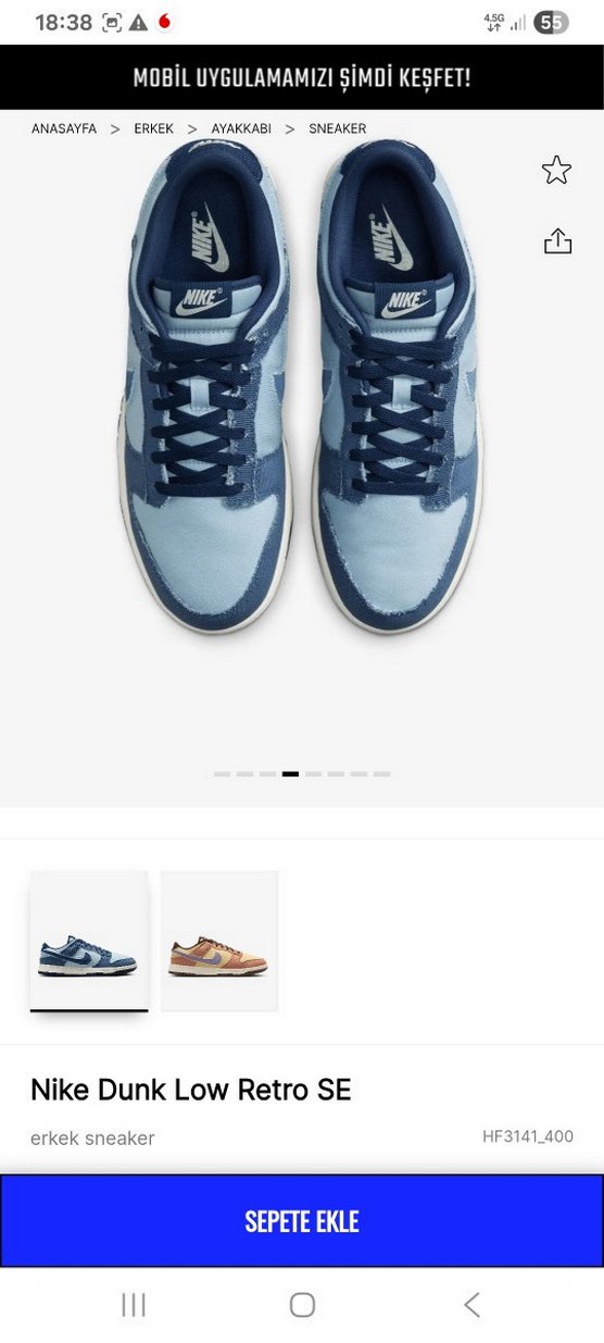 Nike Dunk Low Retro SE Erkek Sneakers - Görsel 3