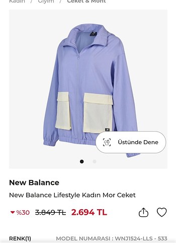 Kadın Mor Kapüşonlu ince ceket,mont - Görsel 6