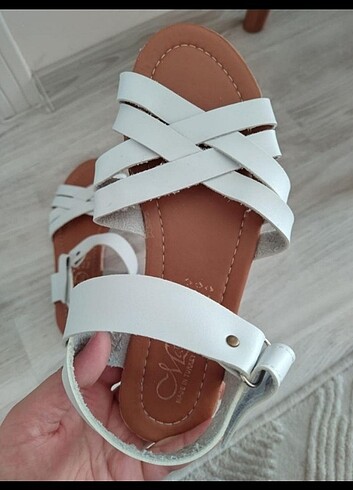38 Beden beyaz Renk Sandalet