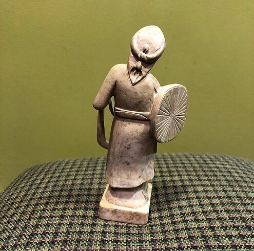 Mermer El Yapımı Savaşçı Kadın Biblo - Görsel 3