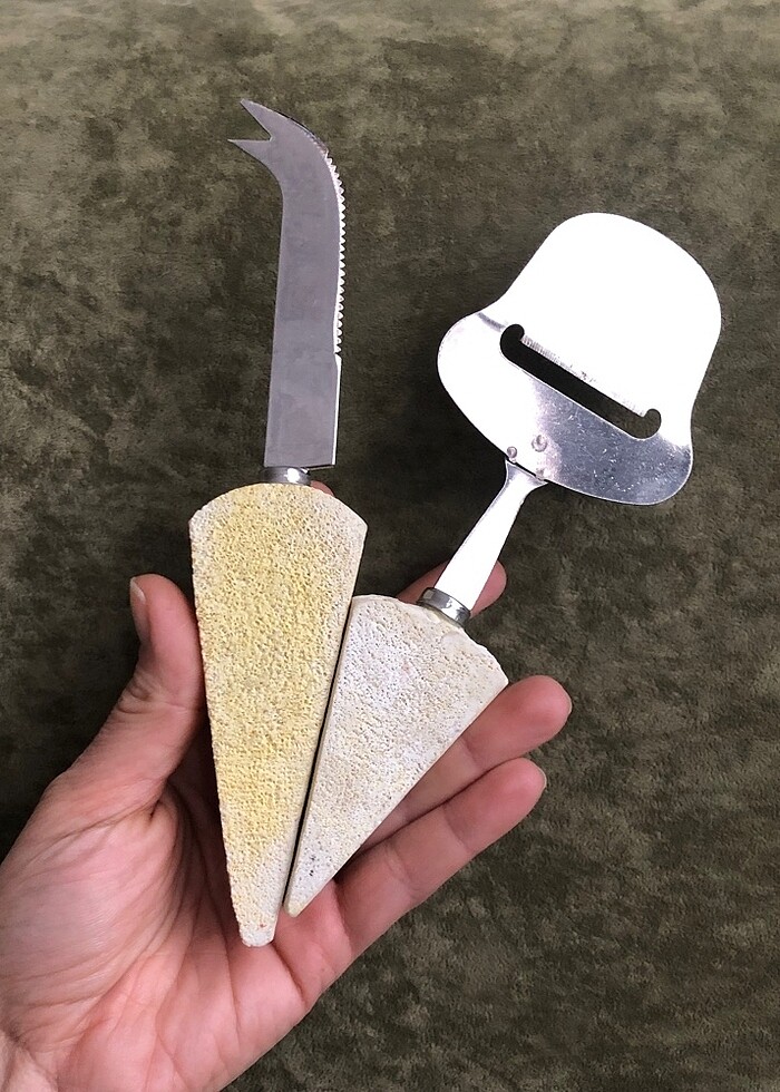 Vintage Peynir Kesme Sunum Bıçakları - Görsel 2