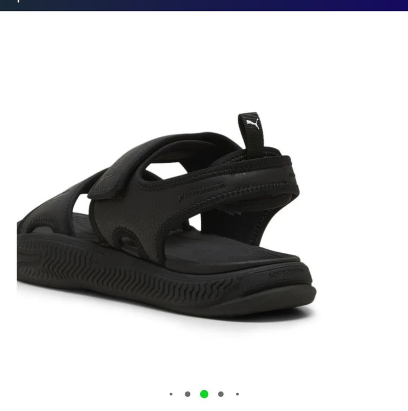 Siyah Kadın Platform Spor Sandalet - Görsel 2