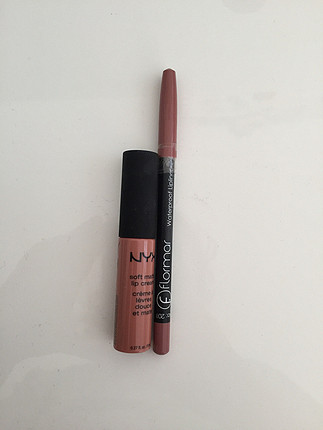 NYX Nyx stocholm ruj ve flormar dudak kalemi