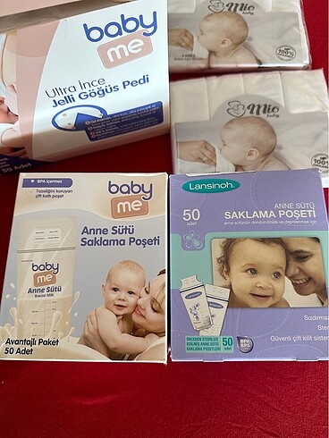 Beden Anne ve bebek bakım süt sağım poşeti