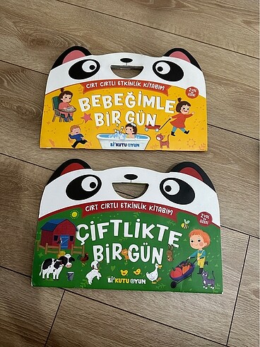 Bebeğimle bir gün cırt cırtlı kitap